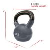 Sunny Health & Fitness Vinyl Color Coated Kettle Bell - Image 6