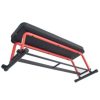 Sunny Health & Fitness Power Zone Strength Flat Bench with 550 lb Max Weight, Dumbbell Rack and Transport Wheels - Image 4