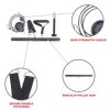 Sunny Health & Fitness Lat Pull Down Attachment for Power Rack Cages, Up to 360LBs Support - Image 4