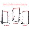 Sunny Health & Fitness Lat Pull Down Attachment for Power Rack Cages, Up to 360LBs Support - Image 9