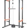Sunny Health & Fitness Lat Pull Down Attachment for Power Rack Cages, Up to 360LBs Support - Image 13
