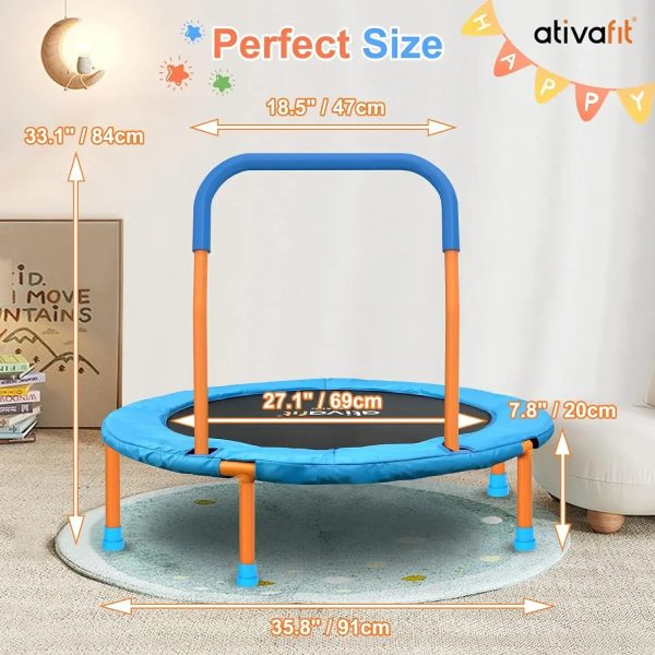 36 Foldable Trampoline Rebounder | Skyburst Mini - Image 6