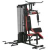 Soozier Multi Home Gym Equipment, Workout Station with 143lbs Weight Stack