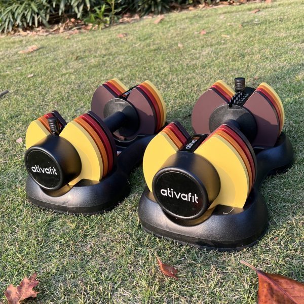 27.5 Lbs Adjustable Weight Dumbbell Set | GT528 - Image 7