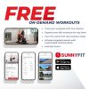 Sunny Health & Fitness Elite Recumbent Cross Trainer & Elliptical Machine with 12 - Image 2