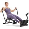 Sunny Health & Fitness Compact Full Motion Rowing Machine, Full
