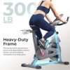 Sunny Health & Fitness Smart Indoor Cycling Magnetic Resistance Exercise Bike with Pulse Sensor, Dumbbell Holder, Bluetooth Connectivity with SunnyFit App - Image 4