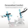 Sunny Health & Fitness Smart Indoor Cycling Magnetic Resistance Exercise Bike with Pulse Sensor, Dumbbell Holder, Bluetooth Connectivity with SunnyFit App - Image 6