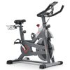Sunny Health & Fitness Smart Indoor Cycling Magnetic Resistance Exercise Bike with Pulse Sensor, Dumbbell Holder, Bluetooth Connectivity with SunnyFit App