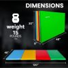 BalanceFrom Fitness 120 x 48" All Purpose Folding Gymnastics Exercise Mat, Multi - Image 2