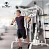 Marcy Pro Smith Cage Workout Machine Total Body Training Home Gym System, White - Image 5