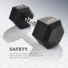 Sunny Health & Fitness Core Fit Hex Style Dumbbells 5 - Image 3