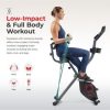Sunny Health & Fitness Full Body Foldable Magnetic Recumbent X - Image 2