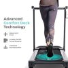Sunny Health & Fitness Interactive Slim Folding Treadmill with 12 - Image 2