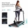 Sunny Health & Fitness Interactive Slim Folding Treadmill with 12 - Image 3