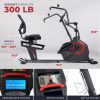 Sunny Health & Fitness Electromagnetic Recumbent Cross Trainer Exercise Elliptical Bike w/Arm Exercisers, Easy Access Seat & Exclusive SunnyFit App Enhanced Bluetooth Connectivity - Image 5