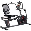 Sunny Health & Fitness Electromagnetic Recumbent Cross Trainer Exercise Elliptical Bike w/Arm Exercisers, Easy Access Seat & Exclusive SunnyFit App Enhanced Bluetooth Connectivity - Image 9
