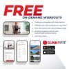 Sunny Health & Fitness Compact Performance Recumbent Bike with Dual Motion Arm Exercisers & Exclusive SunnyFit App Enhanced Bluetooth Connectivity - Image 3