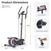 Sunny Health & Fitness SMART Compact Elliptical Cross Trainer with Handlebar and Exercise Bands, Magnetic Resistance, Bluetooth & SunnyFit App Connectivity - Image 6