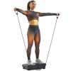 Sunny Health & Fitness Premium Vibration Plate & Oscillation Therapy Platform for Weight Loss, Relaxation, Rehabilitation, Circulation, Bone Density, Metabolism & Muscle Toning SF