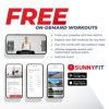 Sunny Health & Fitness Treadpad Under Desk Walking / Running Smart Treadmill with Convenient Remote Control &  SunnyFit App Enhanced Bluetooth Connectivity - Image 3