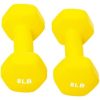 BalanceFrom Fitness 5, 8, and 12 Pound Neoprene Coated Dumbbell Set with Stand - Image 4