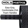 HolaHatha Exercise Fitness Abdominal Core Toner Workout Single Ab Roller Wheel - Image 5