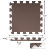 BalanceFrom Fitness 16 Tile Thick Interlocking Puzzle Foam Exercise Play Mat - Image 2