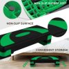 BalanceFrom Fitness Adjustable Workout Aerobic Step Platform Trainer w/Raisers - Image 2