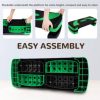 BalanceFrom Fitness Adjustable Workout Aerobic Step Platform Trainer w/Raisers - Image 7