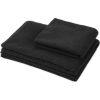 BalanceFrom Fitness 7 Piece Yoga Set with Mat, Stretch Strap & Knee Pad, Black - Image 3