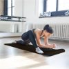BalanceFrom Fitness 7 Piece Yoga Set with Mat, Stretch Strap & Knee Pad, Black - Image 4