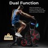 Sunny Health & Fitness Smart Customizable Air Bike Trainer, 330LB Capacity Leg + Arm Cardio Workout, with SunnyFit App Bluetooth Link - Image 4