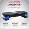 HolaHatha Aerobic Step Platform Exercise Fitness Equipment w/ Adjustable Height - Image 3