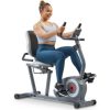 Sunny Health & Fitness Indoor Recumbent Exercise Bike W FREE SunnyFit  App via Smart Bluetooth, Magnetic Senior Cycling