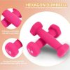 BalanceFrom Fitness 110 Pound Neoprene Coated Dumbbell Set w/ Stand, Multicolor - Image 6