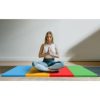 BalanceFrom Fitness BalanceFrom 4' x 6' x 2" All Purpose Folding Fitness Gymnastics Gym Mat, Multi - Image 2