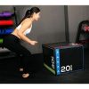 BalanceFrom Fitness 3 in 1 60 Pounds Foam Plyometric Box Jumping Exercise, Black - Image 2