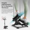 Sunny Health & Fitness Smart Stair Exercise Stepper Machine for Home with Handlebar & Resistance Bands, Free SunnyFit App Via Bluetooth - Image 2