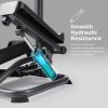 Sunny Health & Fitness Smart Stair Exercise Stepper Machine for Home with Handlebar & Resistance Bands, Free SunnyFit App Via Bluetooth - Image 8