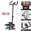 Sunny Health & Fitness Smart Stair Exercise Stepper Machine for Home with Handlebar & Resistance Bands, Free SunnyFit App Via Bluetooth - Image 9