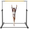 BalanceFrom Fitness 120 x 48 Inch Exercise Mat & Adjustable Gymnastics Bar, Gray - Image 3