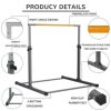 BalanceFrom Fitness 120 x 48 Inch Exercise Mat & Adjustable Gymnastics Bar, Gray - Image 5