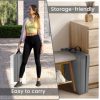 BalanceFrom Fitness GoGym 6x2ft Folding 3 Panel Exercise Mat with Handles, Black - Image 5