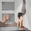 BalanceFrom Fitness GoGym 6x2ft Folding 3 Panel Exercise Mat with Handles, Black - Image 6