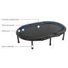 Stamina Products Stamina Oval Fitness Rebounder Trampoline for Home Gym Cardio Exercise Workouts - Image 2