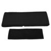 BalanceFrom Fitness 7 Piece Yoga Set with Mat, Stretch Strap, & Knee Pad, Black - Image 3