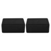 BalanceFrom Fitness 7 Piece Yoga Set with Mat, Stretch Strap, & Knee Pad, Black - Image 5