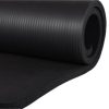 BalanceFrom Fitness 7 Piece Yoga Set with Mat, Stretch Strap, & Knee Pad, Black - Image 6
