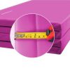 BalanceFrom Fitness BalanceFrom 4' x 6' x 2" All Purpose Folding Fitness Gymnastics Gym Mat, Pink - Image 2